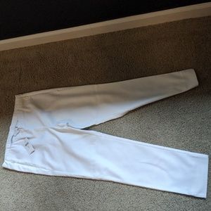 J Jill essential cotton stretch white pants